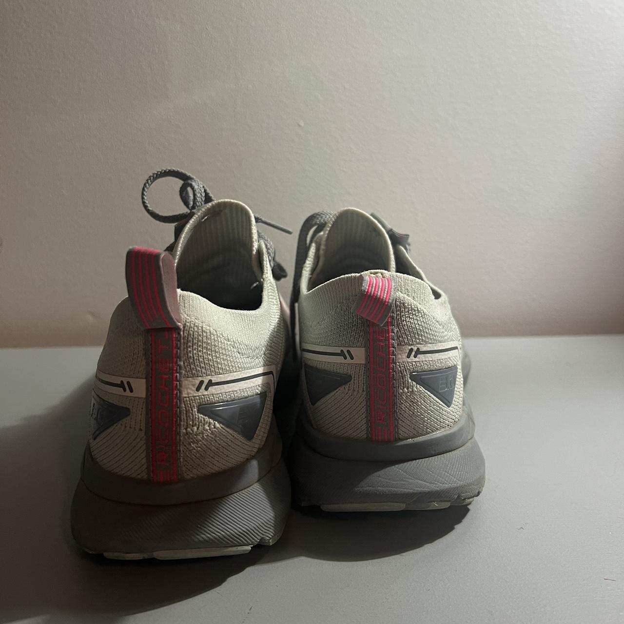 brooks grey and pink