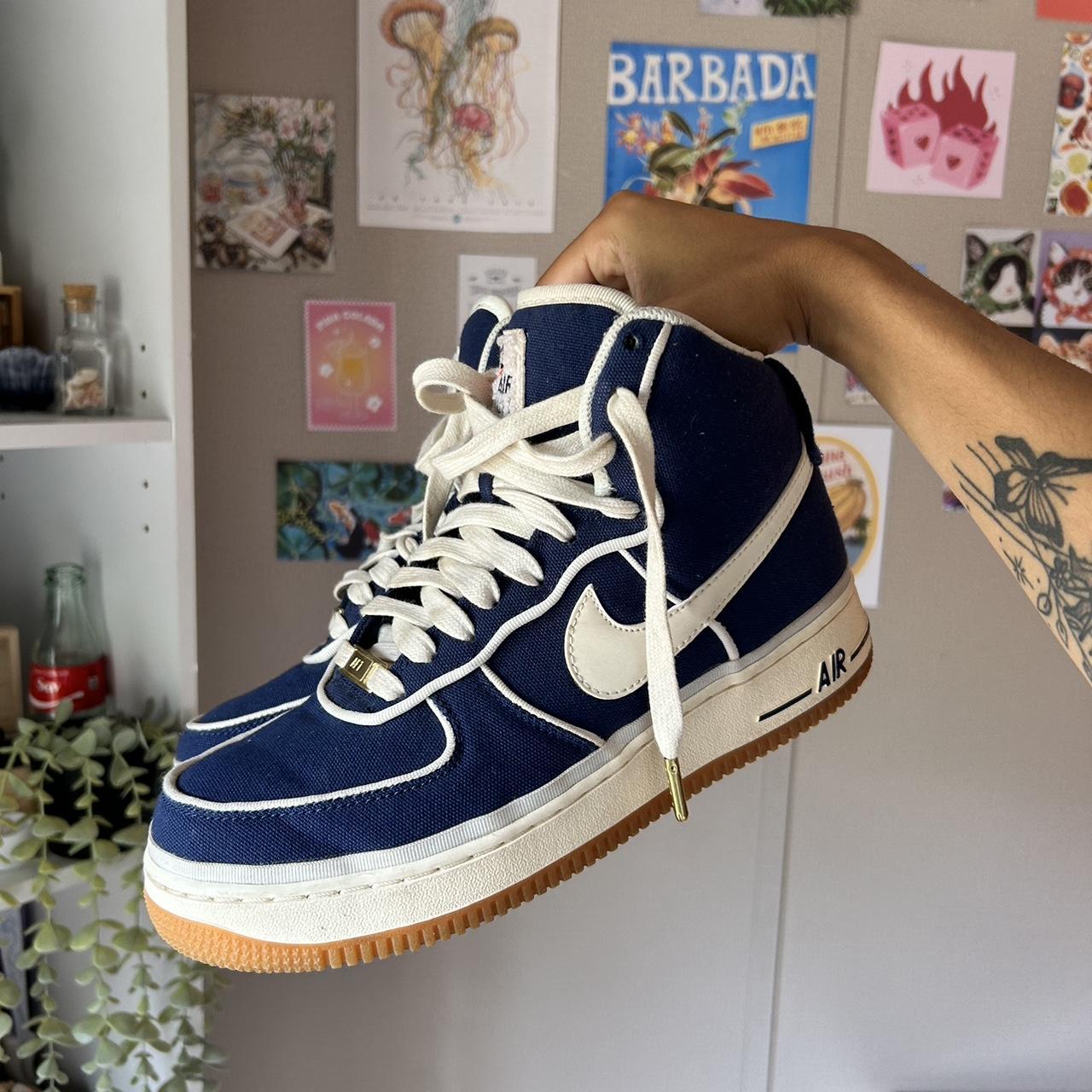 Nike Air Force '07 LV8 High Binary Blue Depop