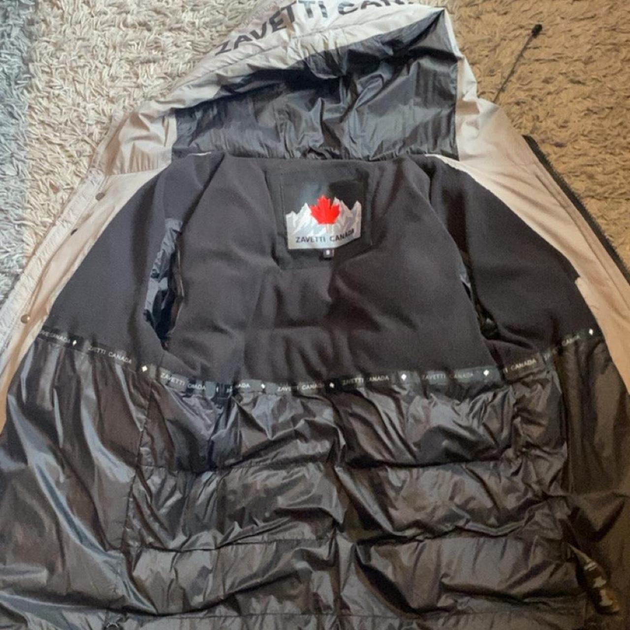 Zavetti Canada grey puffer jacket good quality - Depop