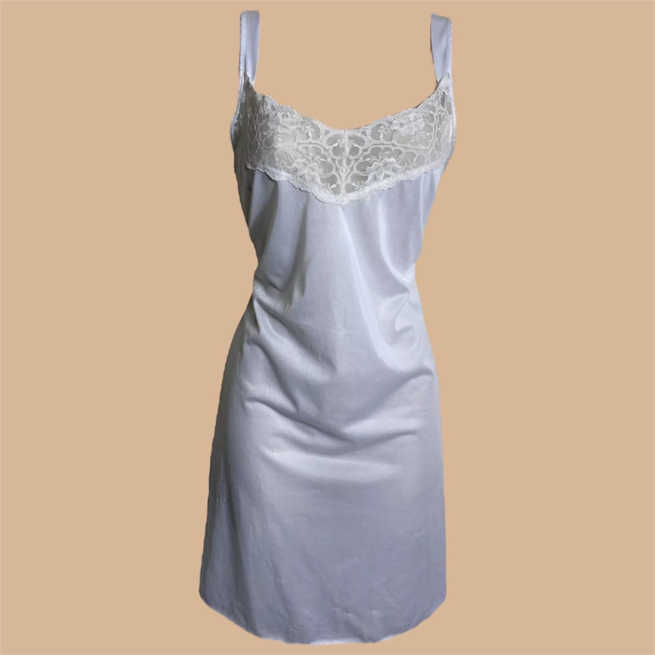 BHS Vintage White Floral Lace Trim Y2K 00s