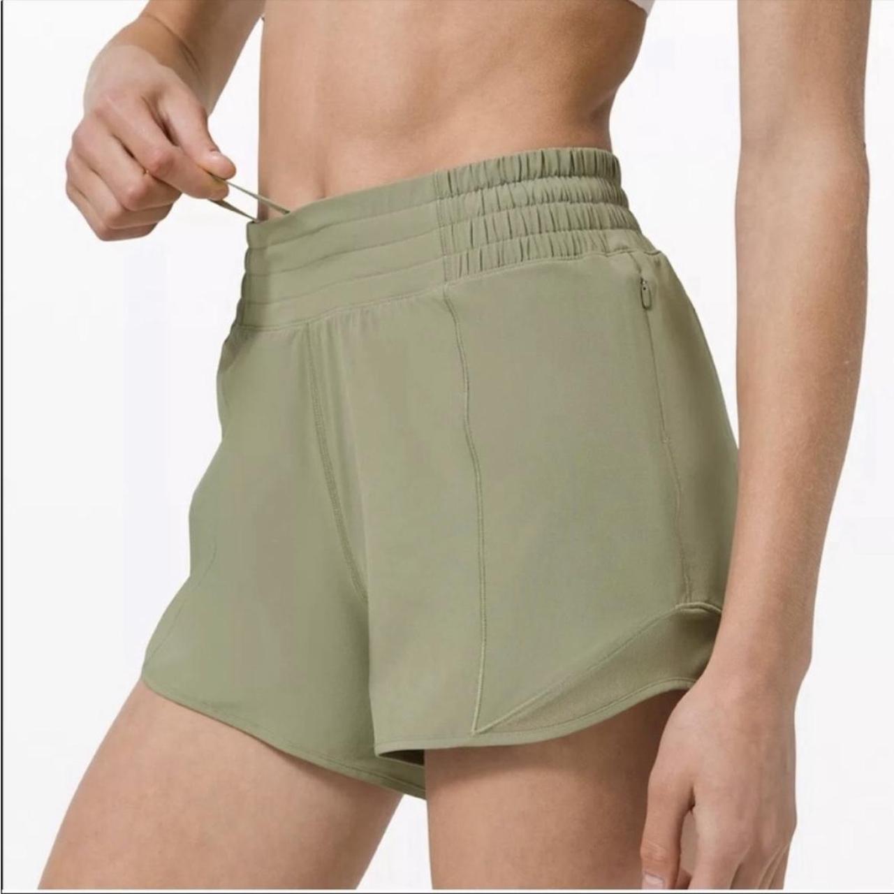 Lululemon Women's Green Shorts Depop