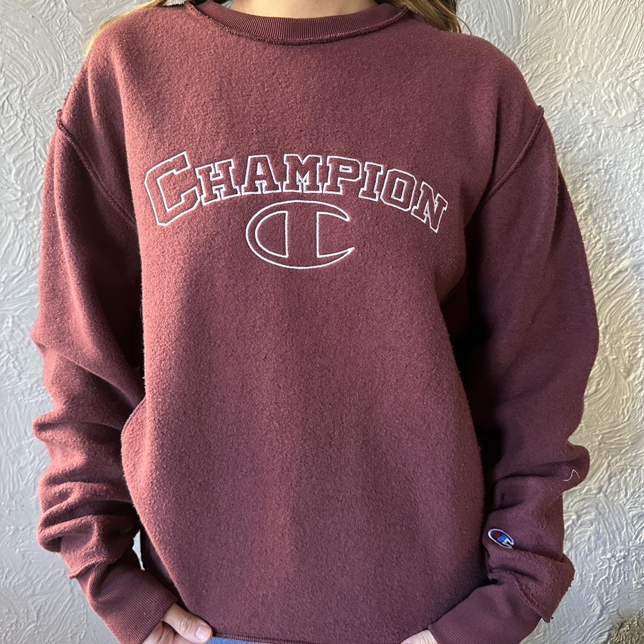 Maroon champion clearance sweater