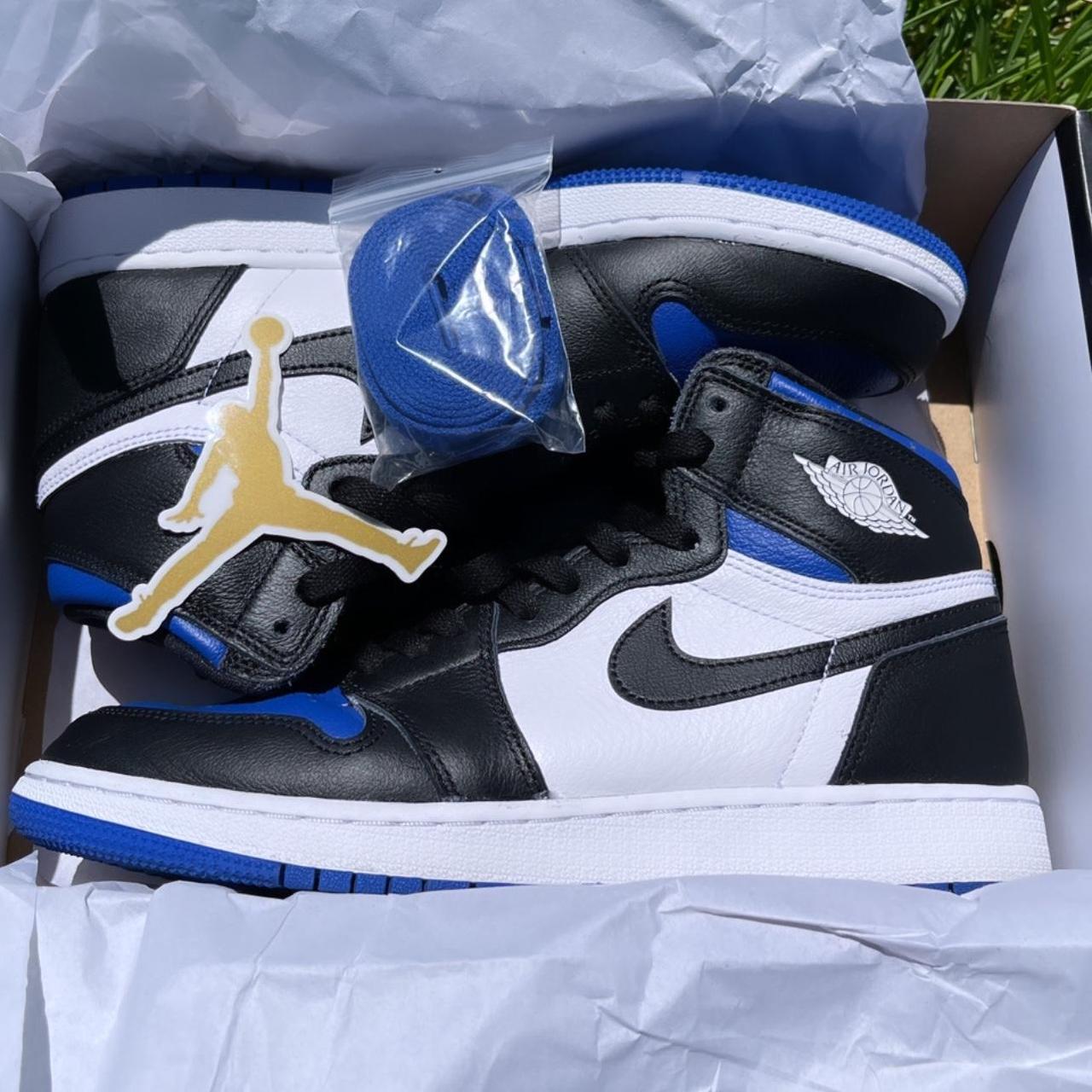 Jorden 1 Retro High Royal Toe (GS) 7Y,8W,7M... - Depop