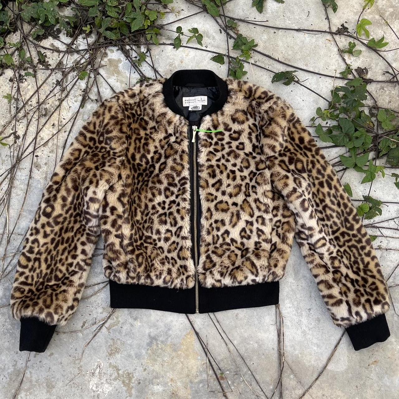 Kate Spade x Broome Street Fuax Fur Bomber Size XS