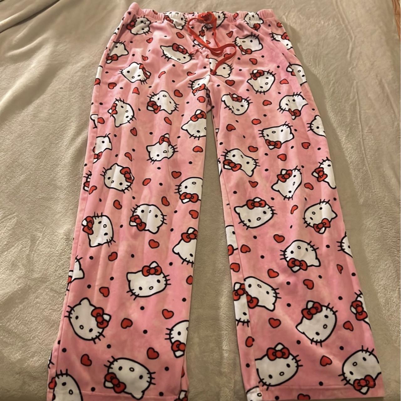 Hello Kitty Pajama Pants Valentines Collection... Depop