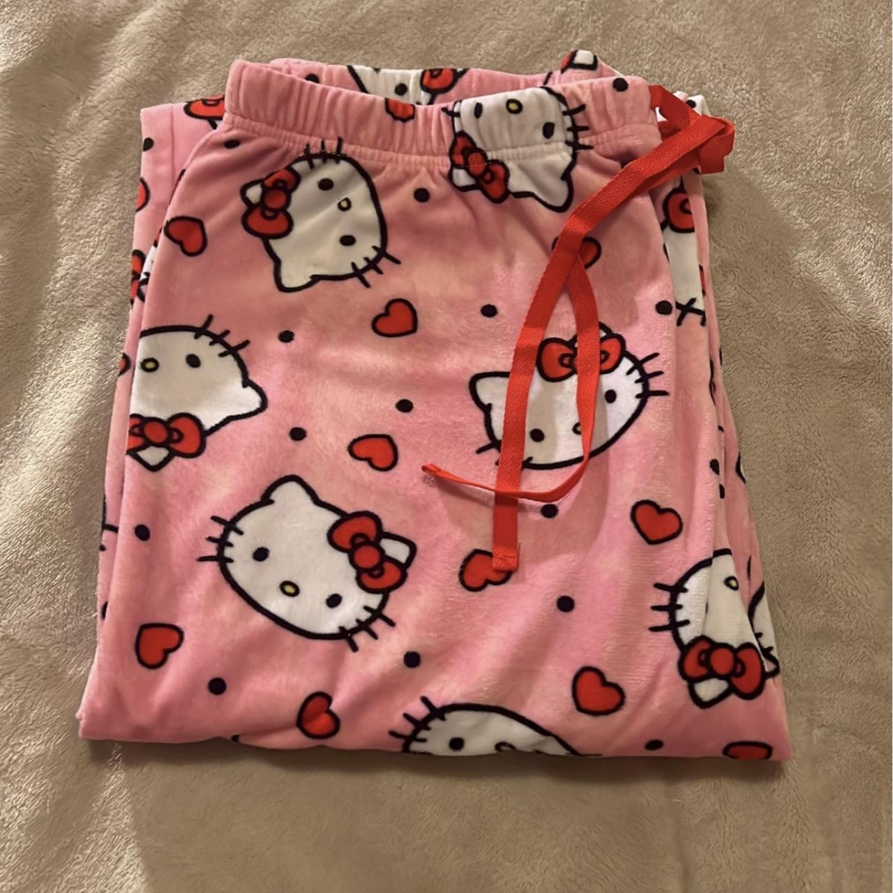 Hello Kitty Pajama Pants Valentines Collection... Depop