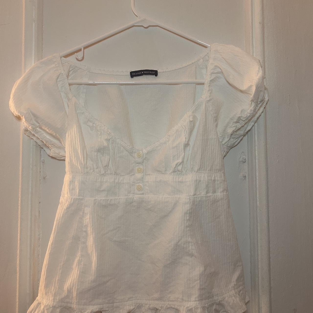 Brandy Melville Babydoll Top One size Depop