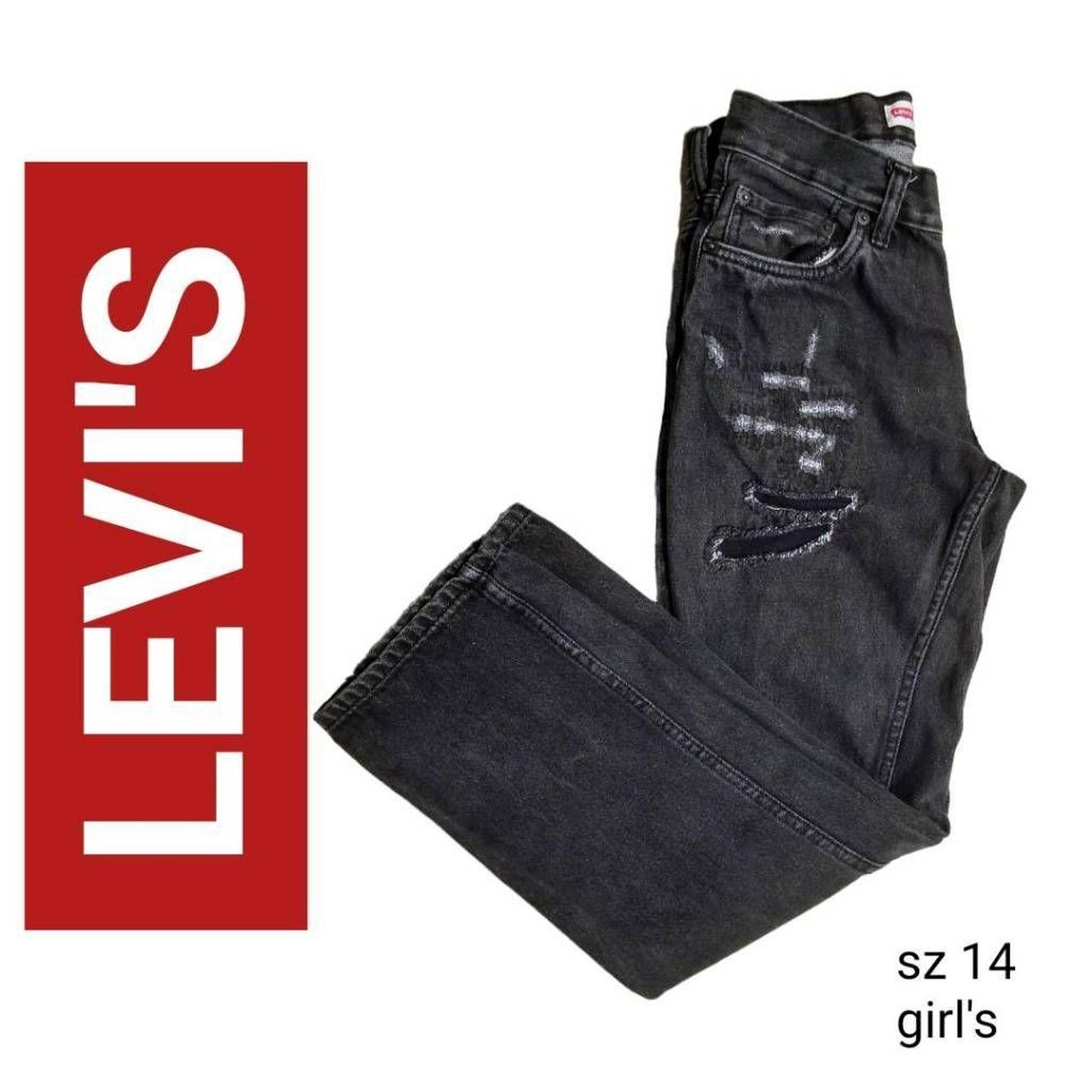 Levi's 502 outlet ripped jeans