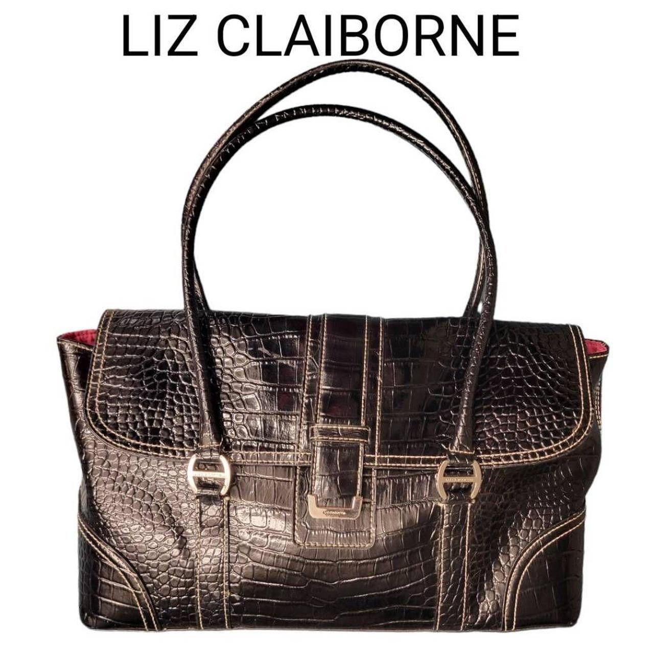 Liz claiborne snakeskin purse hot sale