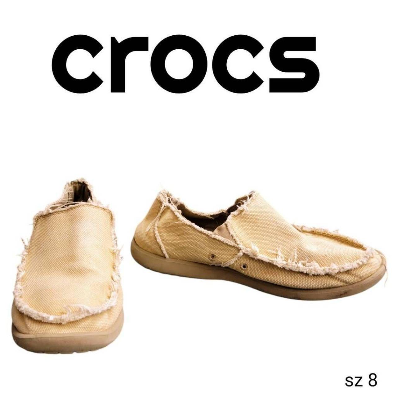 Crocs 10128 Santa Cruz Slip On Shoes Loafers Canvas. Depop