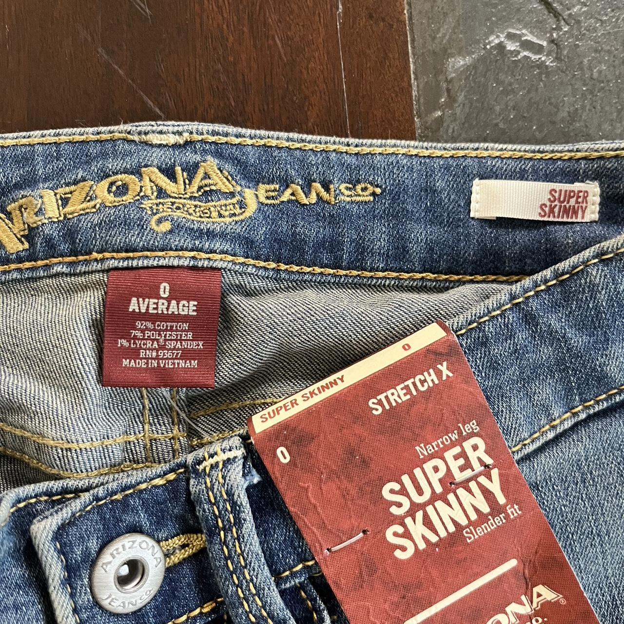 Arizona Super Skinny Jeans Waist = about 26... - Depop