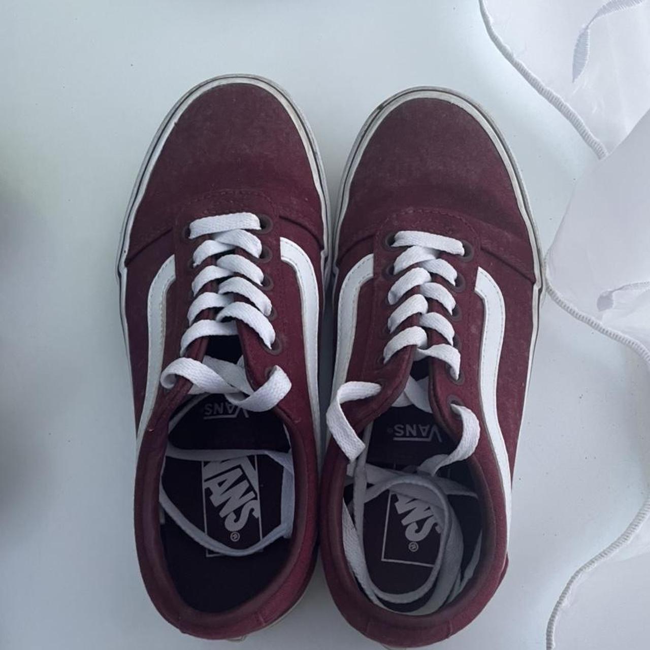 Vans old skool sale platform burgundy