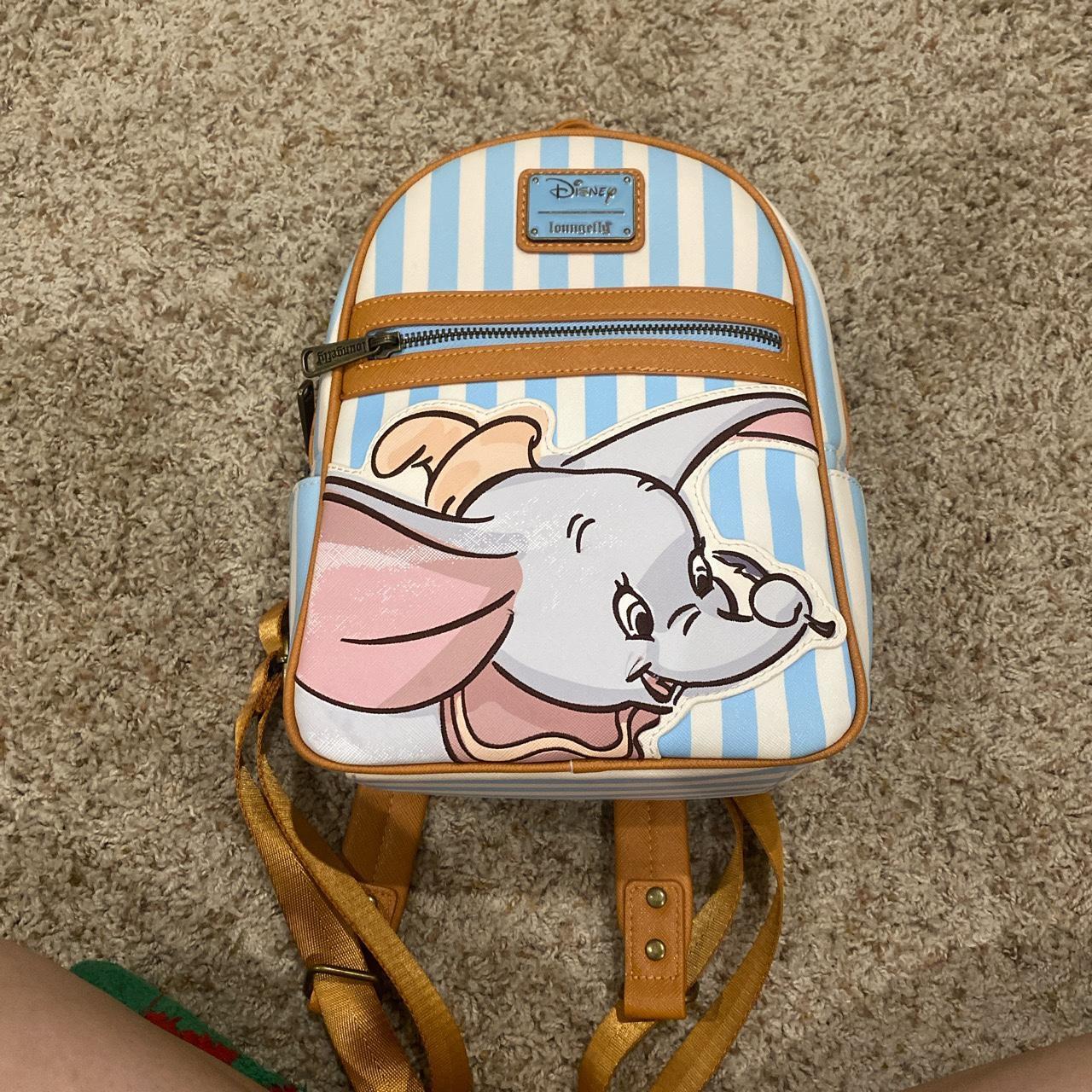 Loungefly dumbo striped mini backpack hot sale