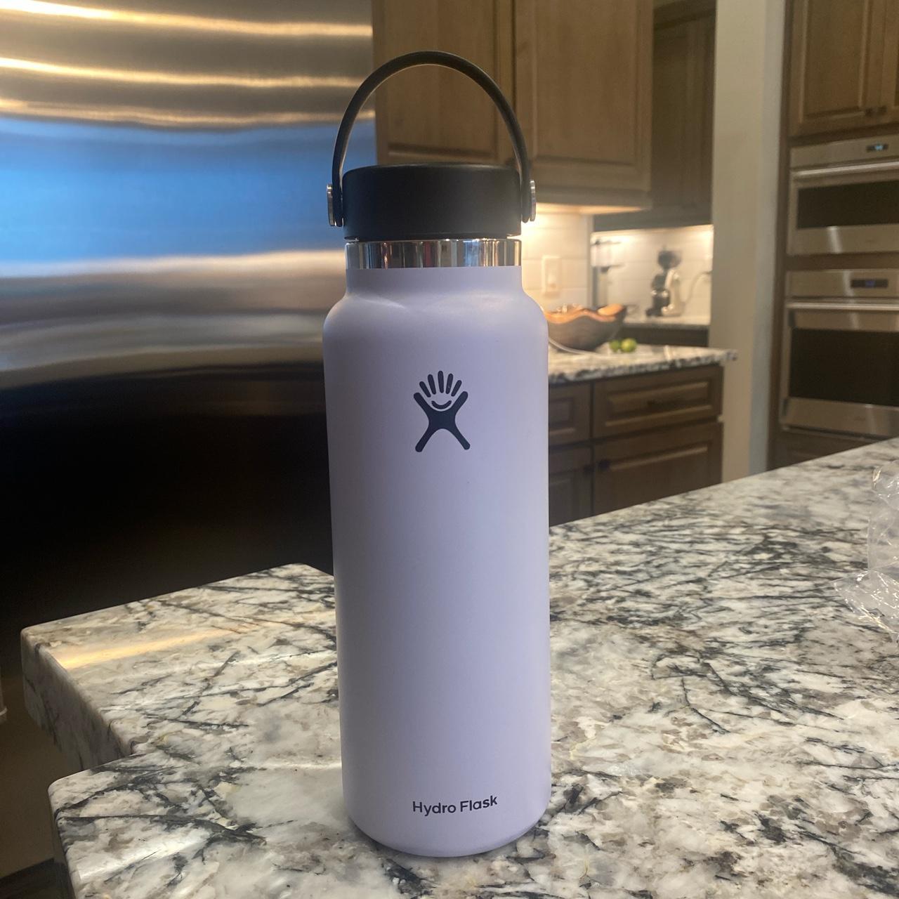 Hydro Flask 18oz Green Color Water Bottle Wide Mouth - Depop