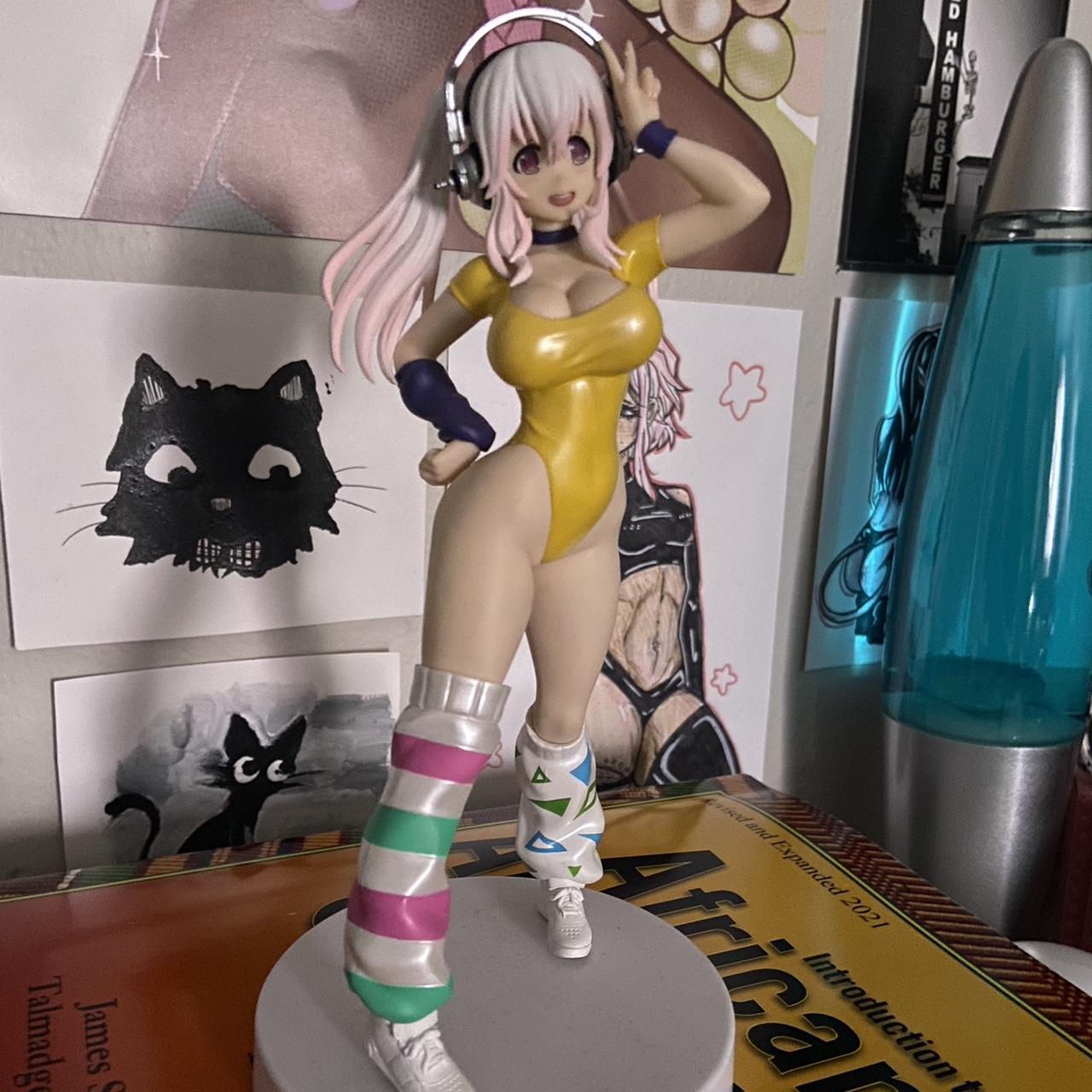 Super Sonico Figure! She does not have her box, but... - Depop