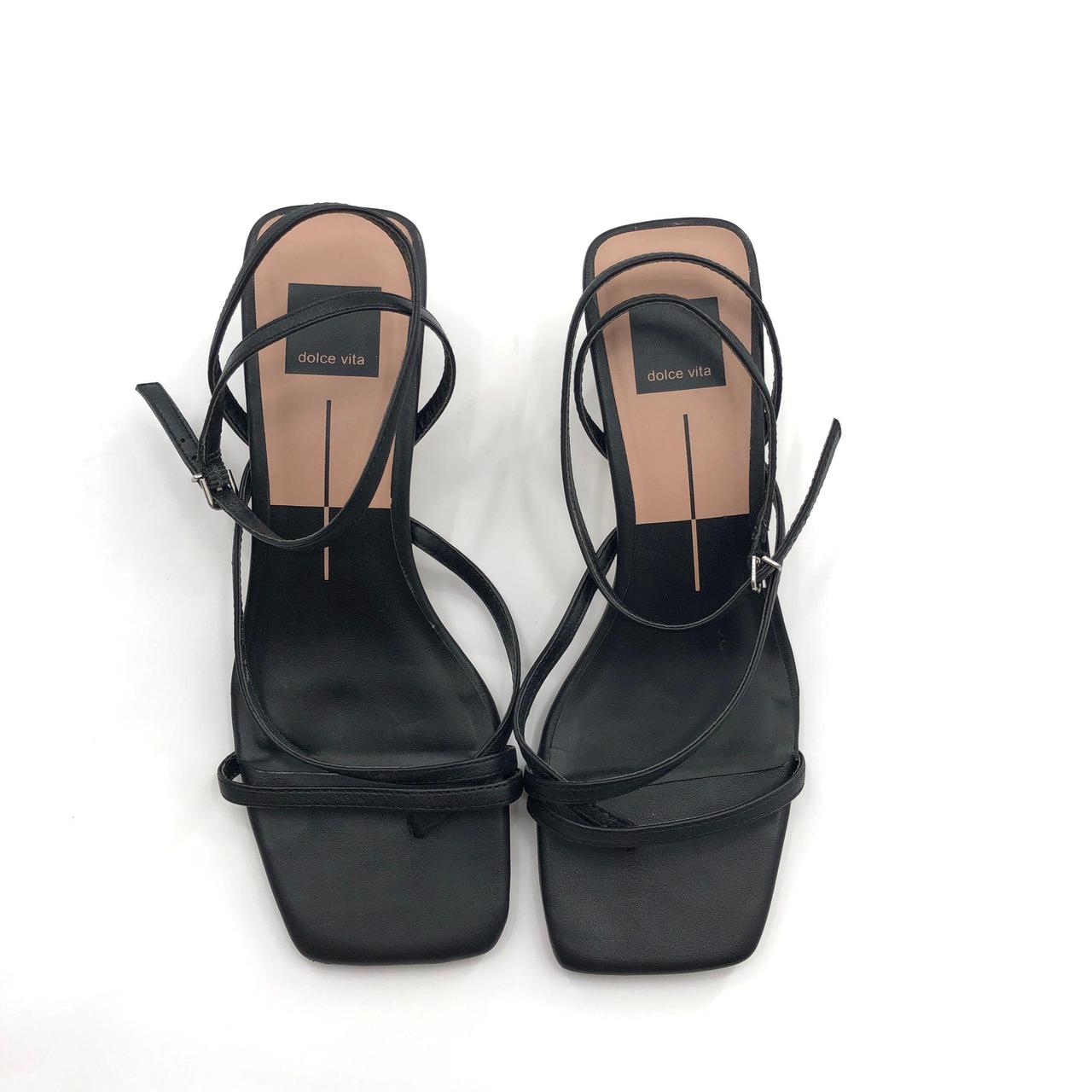 Dolce Vita Baylor Sandal in Black Size 8 Preloved... - Depop