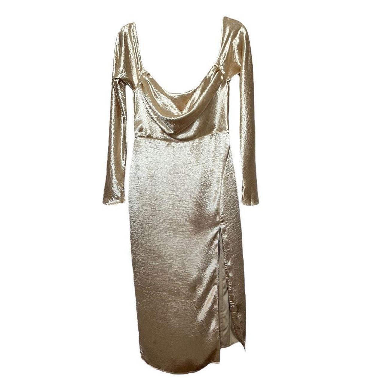 Majorelle Cecilia Midi Dress hotsell in Champagne Size Small Size Small