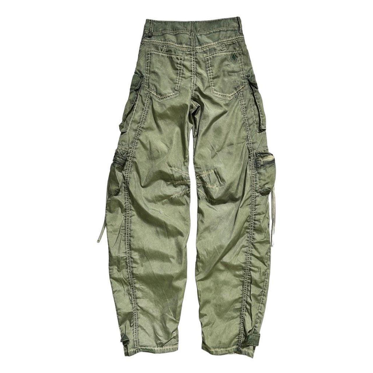 THE ATTICO Fern Long Pant in Military Green Size 36 | Depop