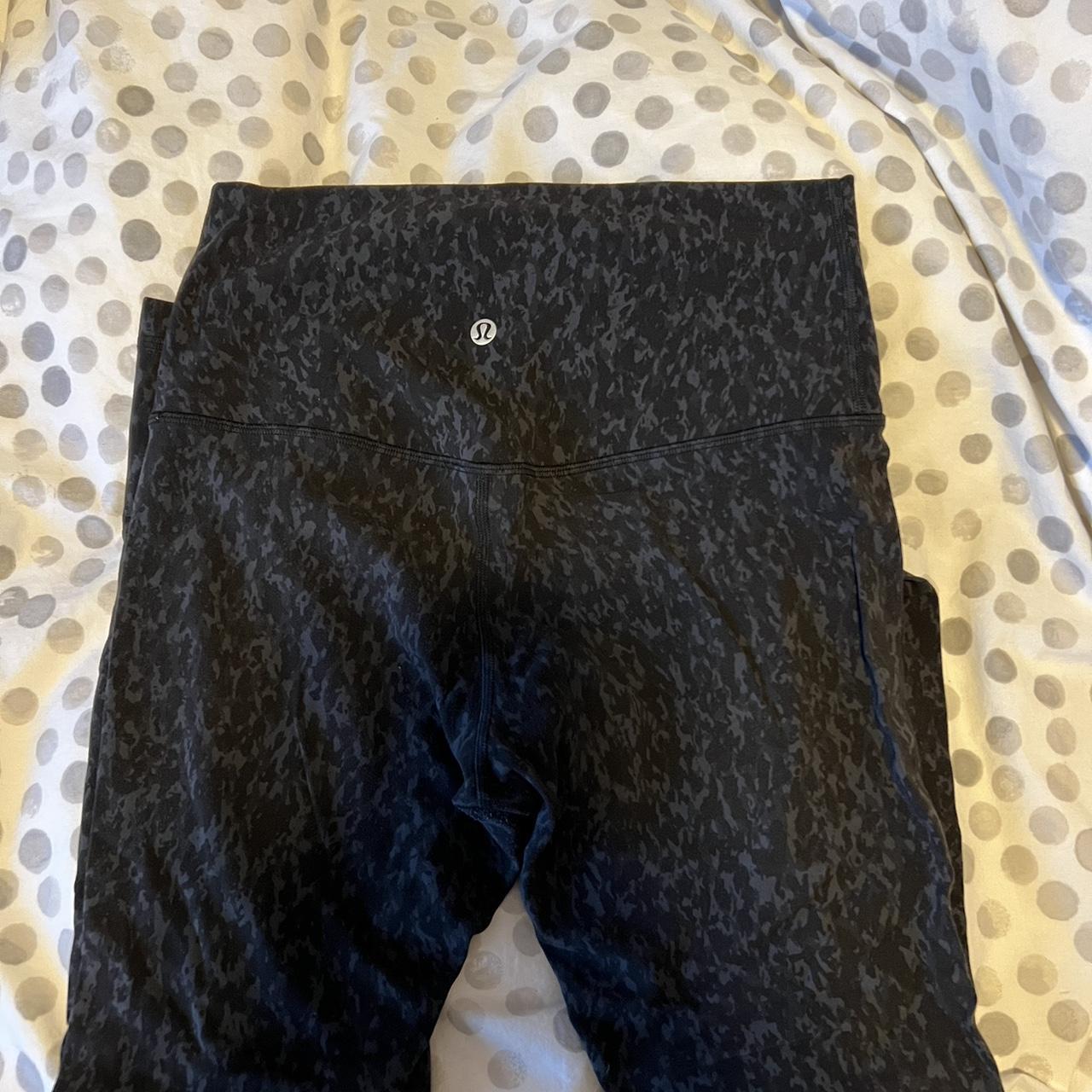 lululemon align black pattern leggings, 25” #lululemon - Depop