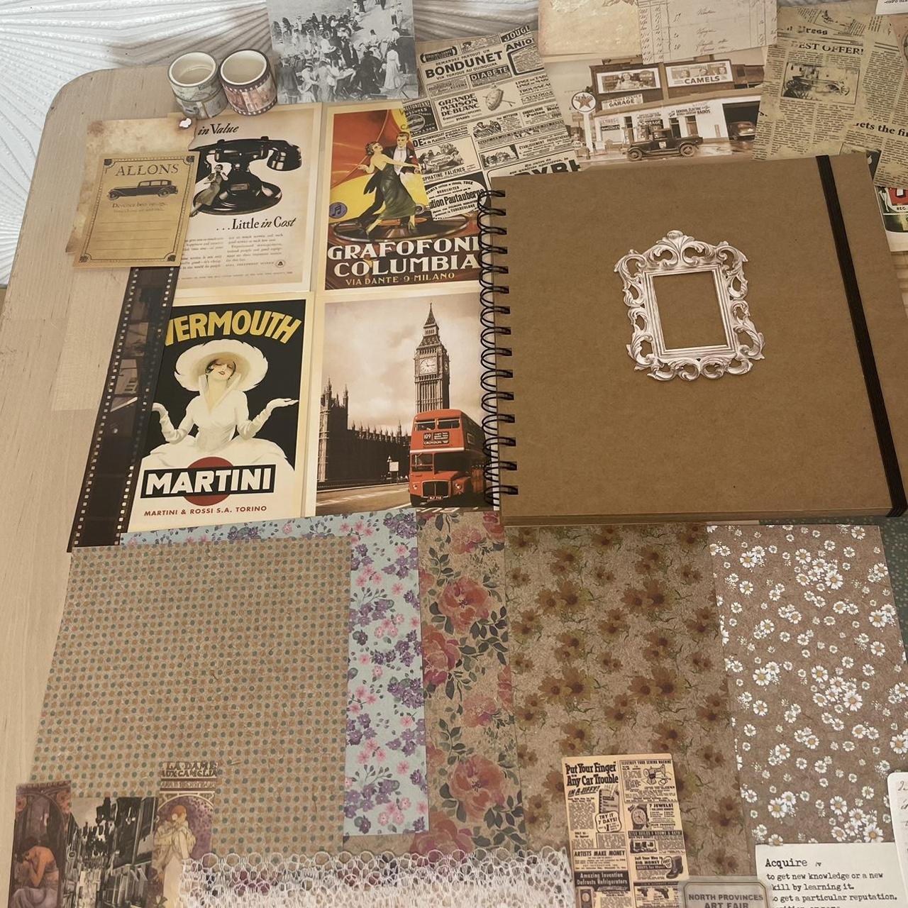 Scrapbook Starter Kit Theme Vintage This Depop