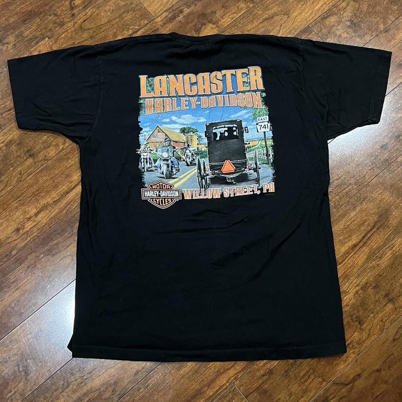 Super Sick Harley Davidson Lancaster PA Shirt. 8/10 - Depop