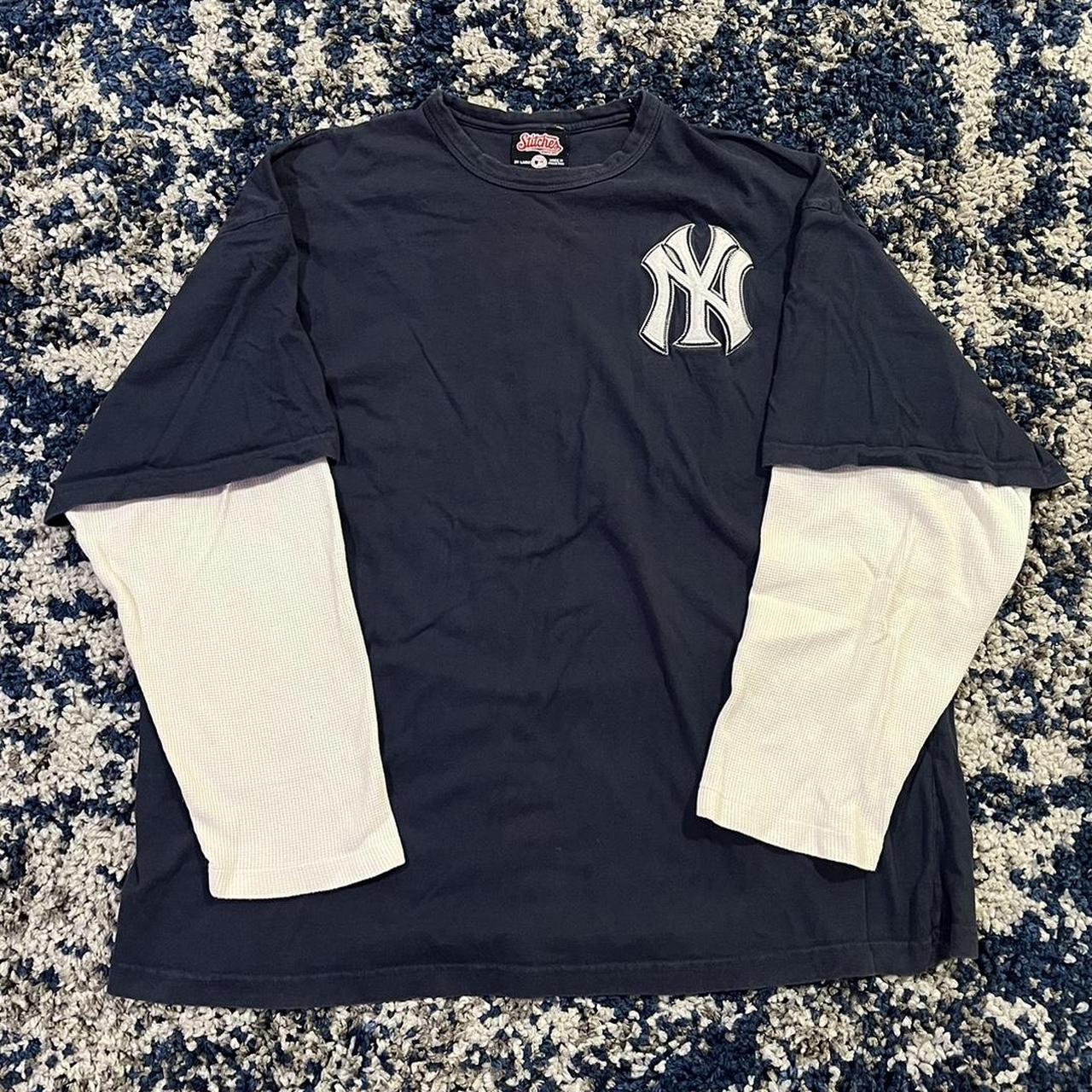 Super Fire Early 2000s New York Yankees Stitches... - Depop