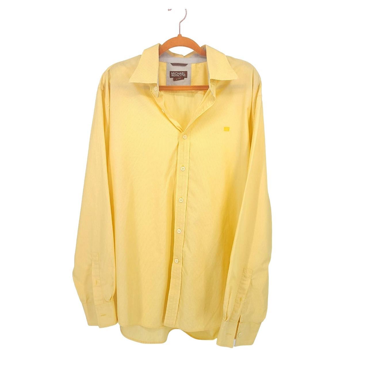 Michael kors best sale shirts mens yellow