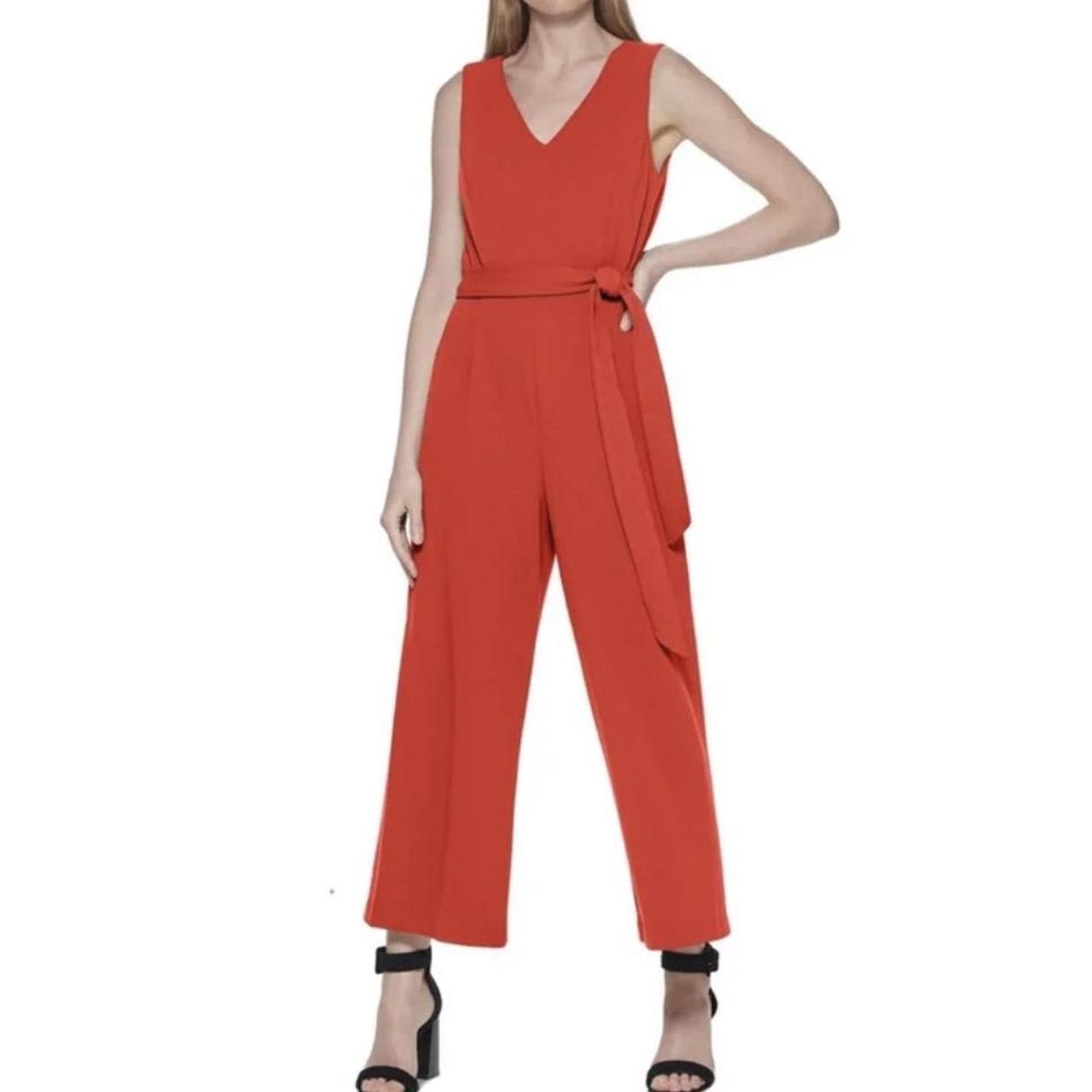 Calvin klein cheap red pantsuit