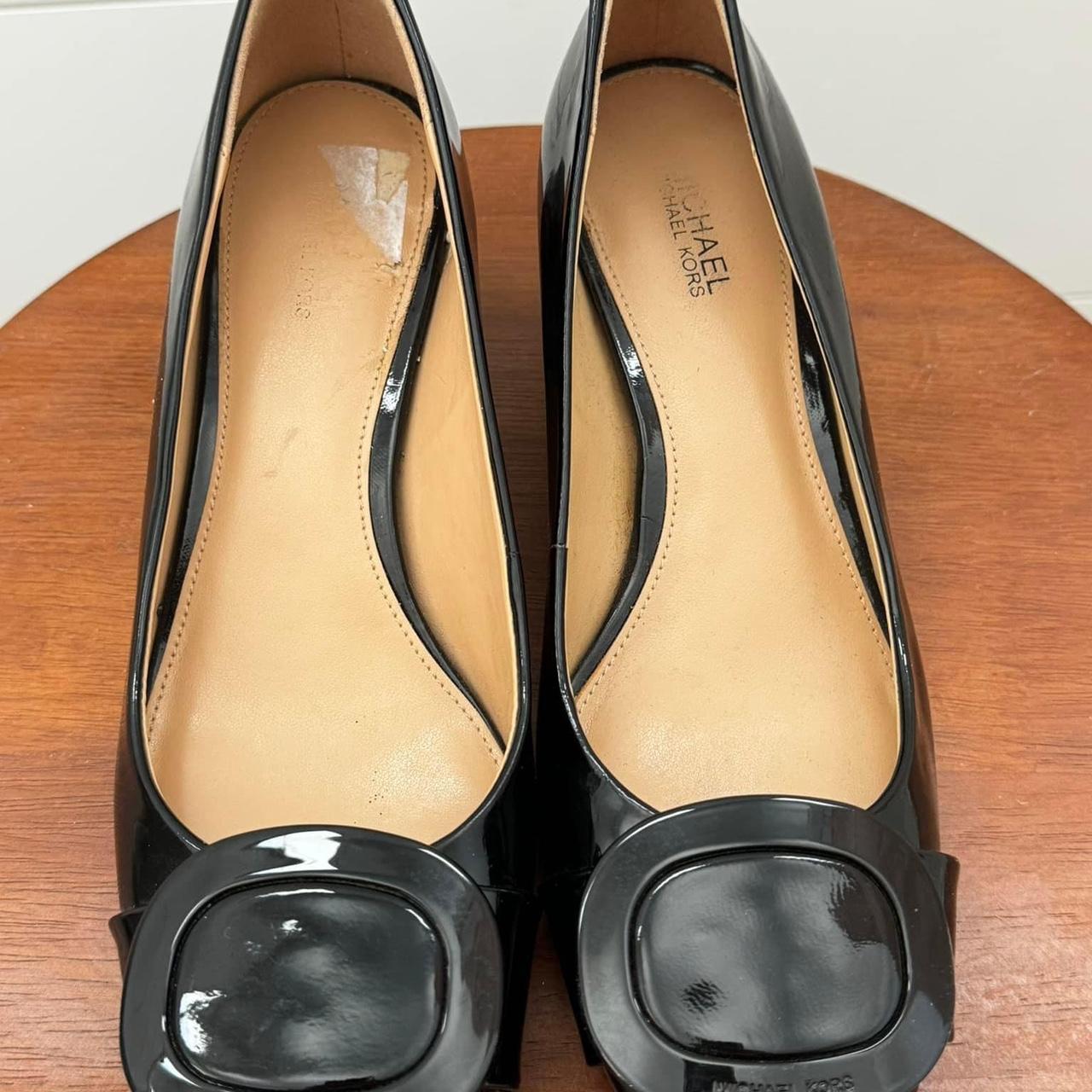 Women MK Michael Kors Pauline Flex Mid Pump Patent