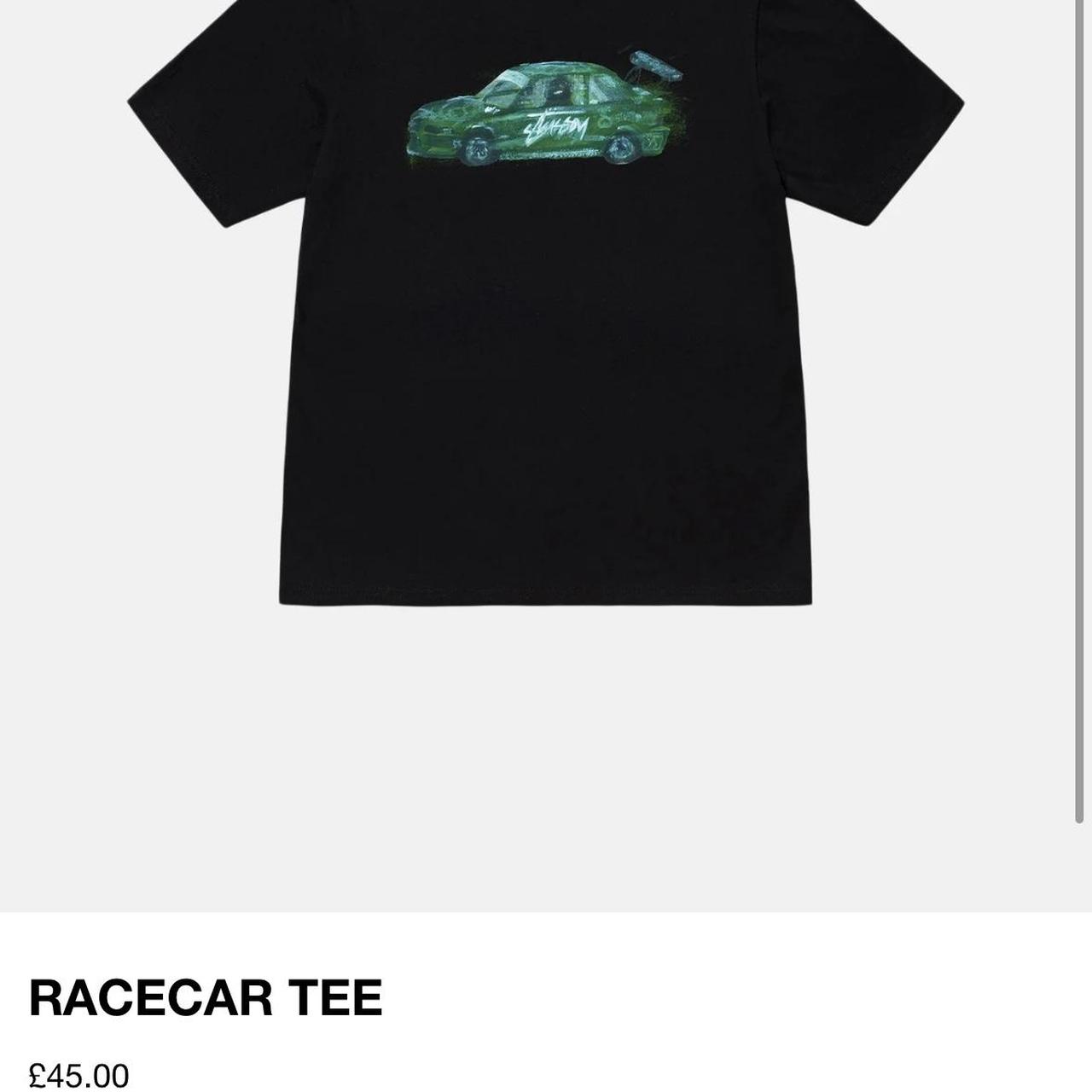 WTB‼️‼️ Stussy race car t in black or white in size | Depop
