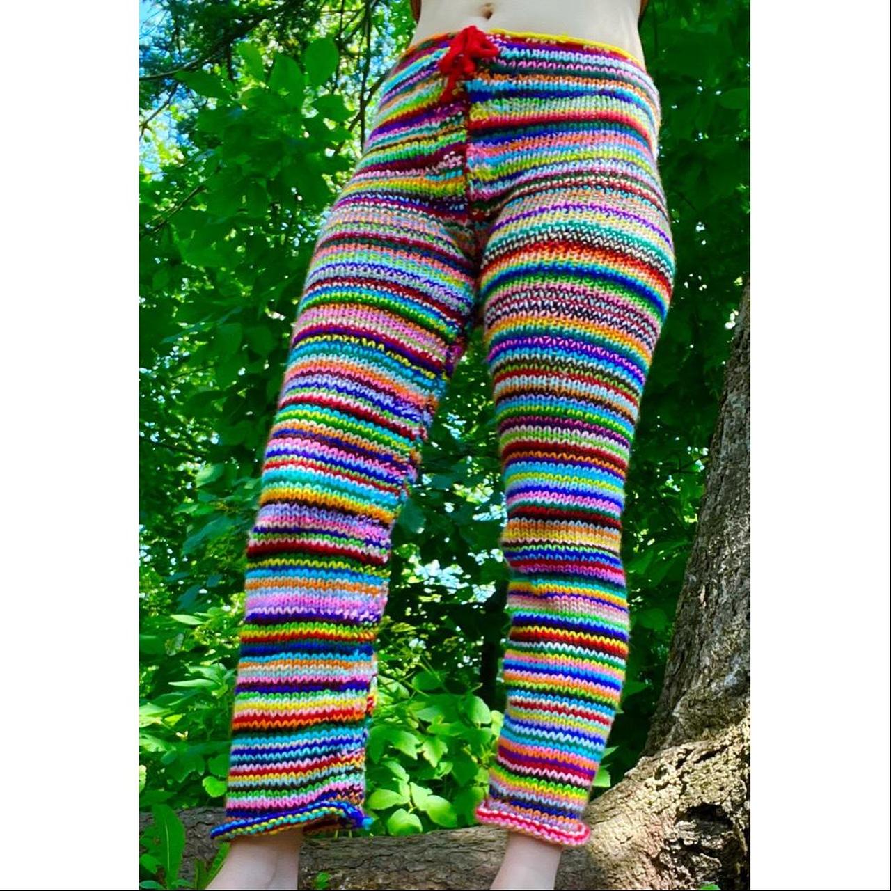 Rainbow best sale striped pants