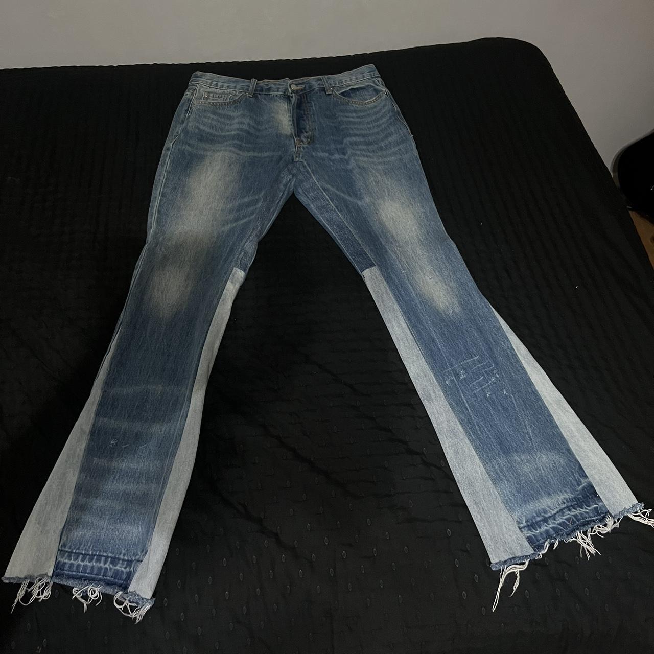 MNML flare jeans size 36 - Depop