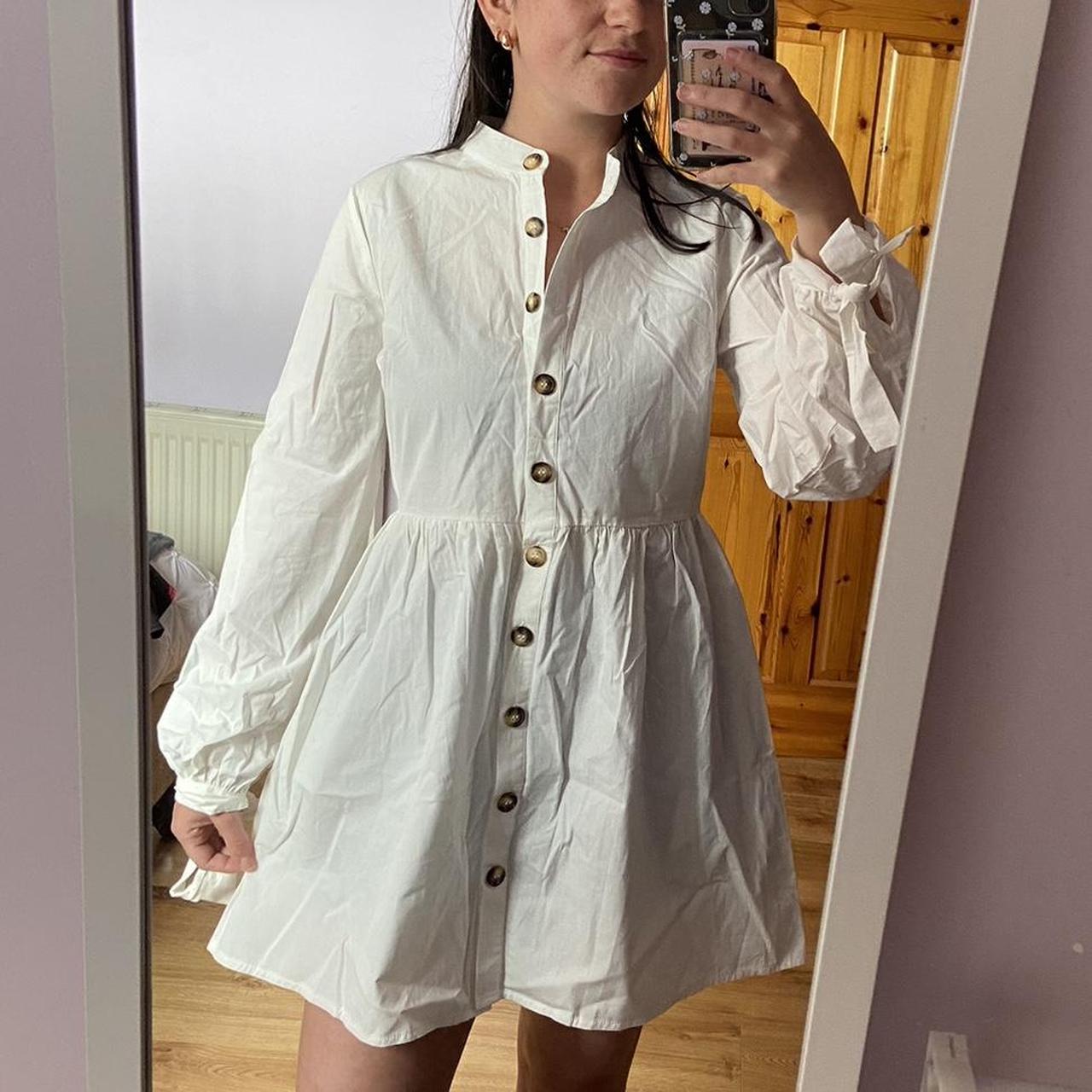 Missguided white shirt dress hotsell