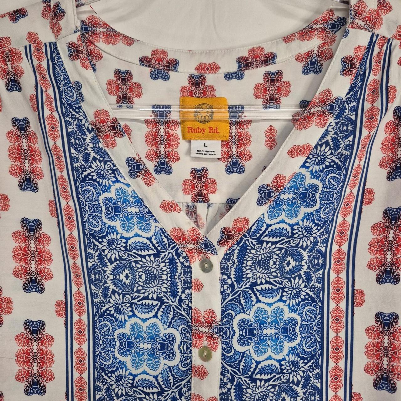 Ruby Rd. Women's Blouse - Multi - L – Ruby Rd Wom… - image 3