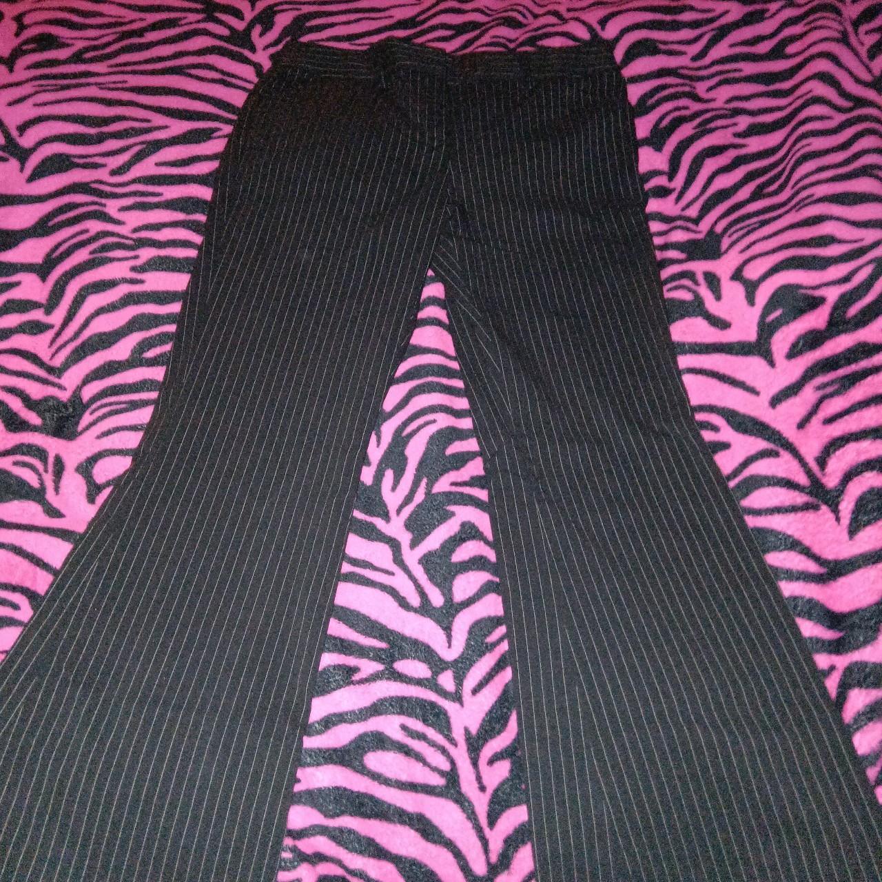 Low rise pinstripe flare pants Brand : express Size... - Depop