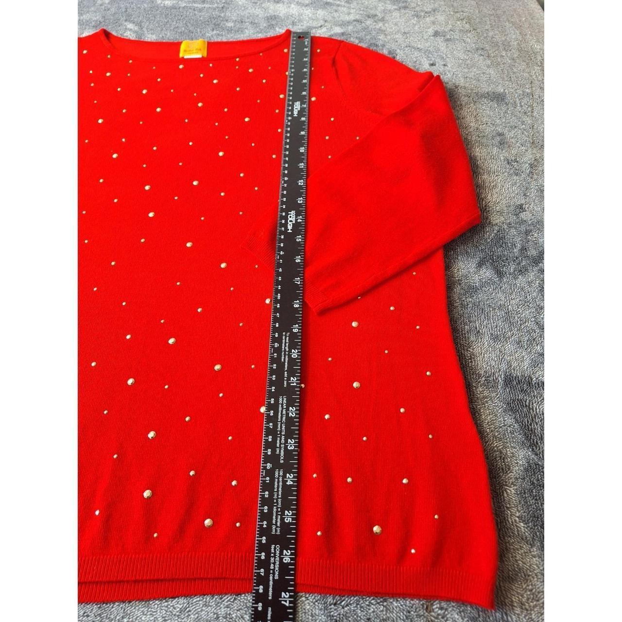 Ruby Rd. Women's Sweater - Red - XL – Ruby Rd 3/4… - image 5