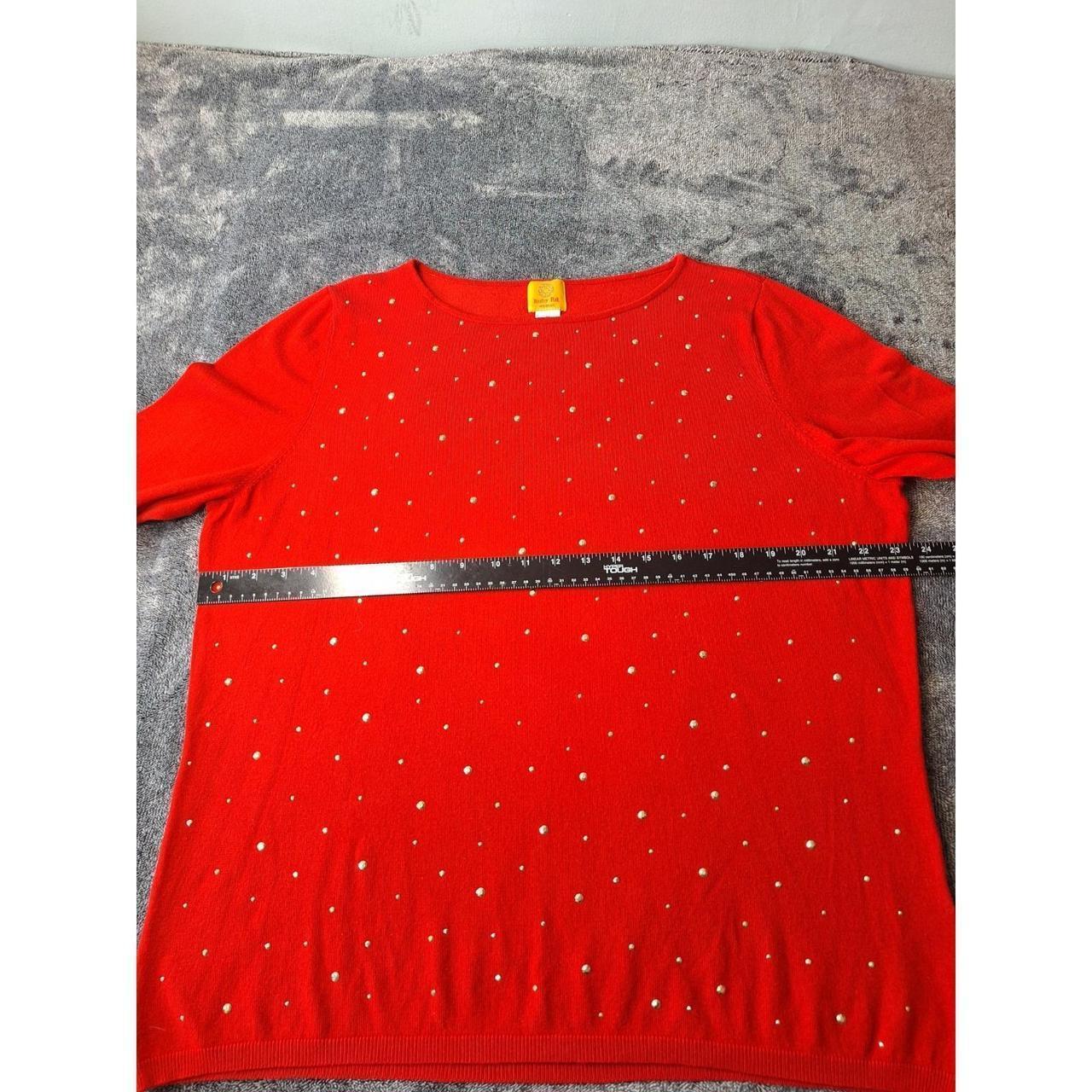 Ruby Rd. Women's Sweater - Red - XL – Ruby Rd 3/4… - image 7