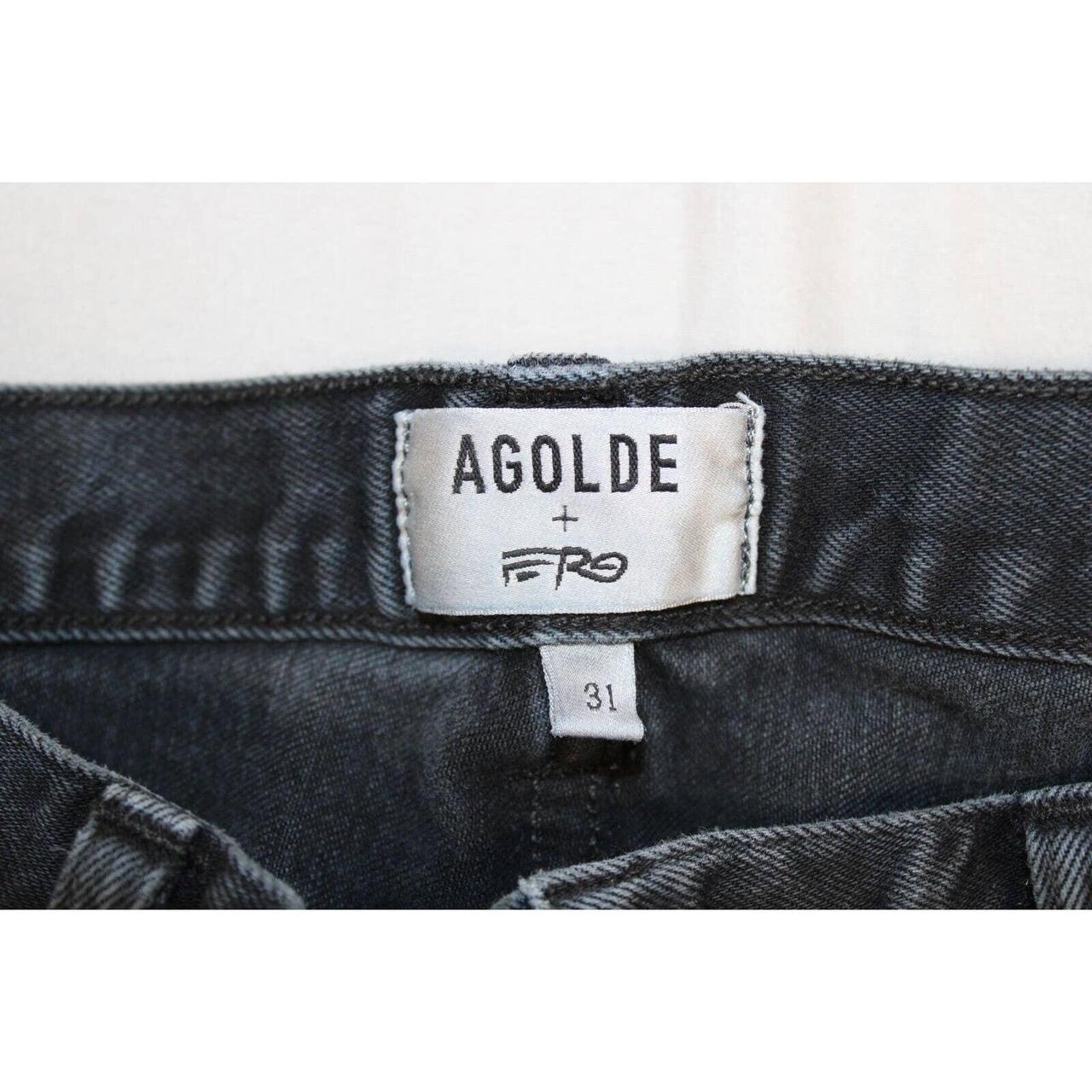 Agolde X ASAP Ferg Jamie Womens Black Denim Skinny