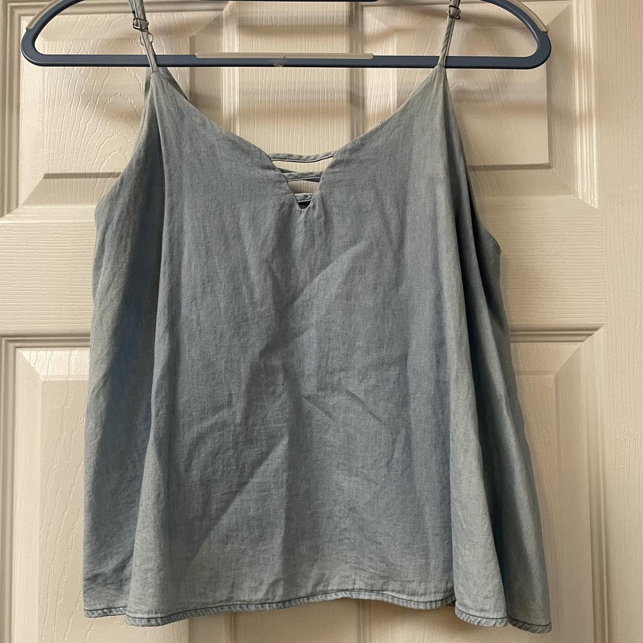 Copper Key Women's Blue Vest Depop