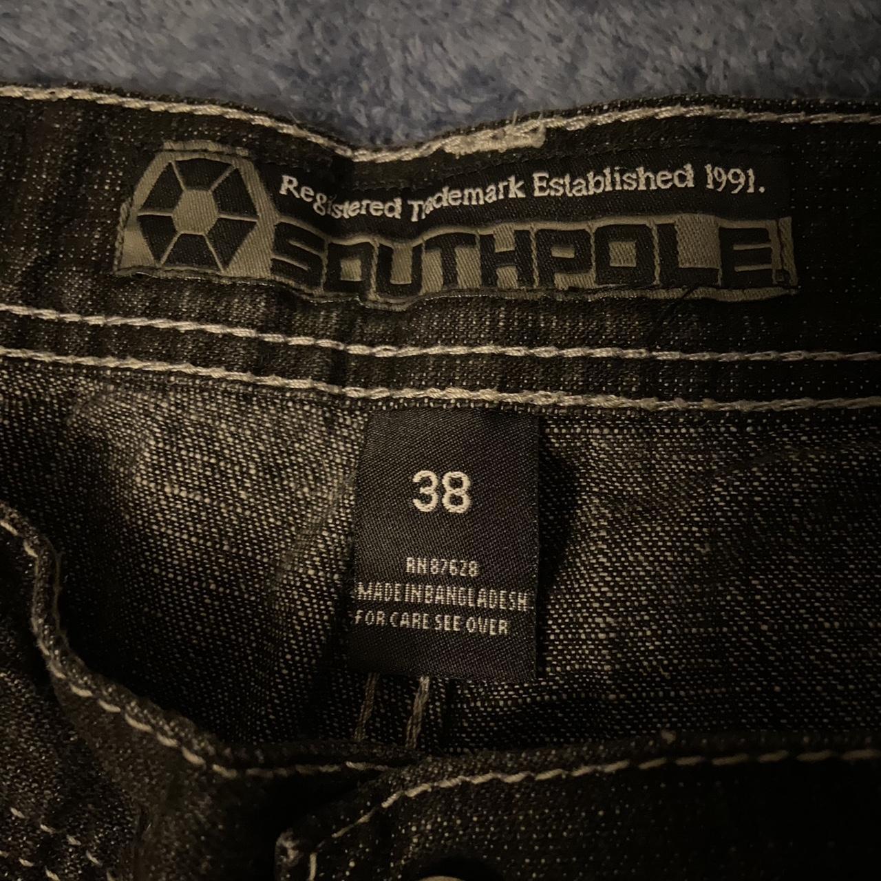 Black dark wash southpole pants Size 38 #southpole... - Depop