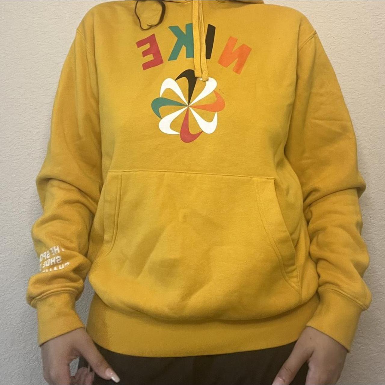 mens nike hoodie yellow