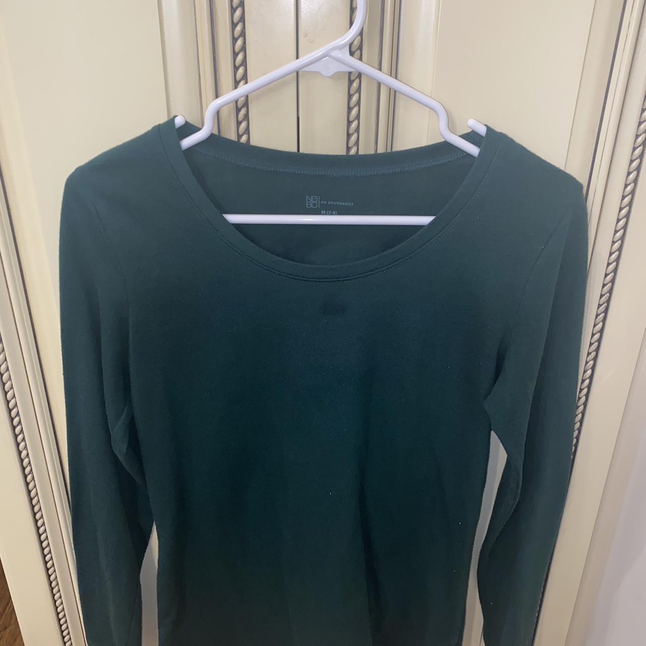 Solid Forest Green Long sleeve top🌲 Would fit a... - Depop