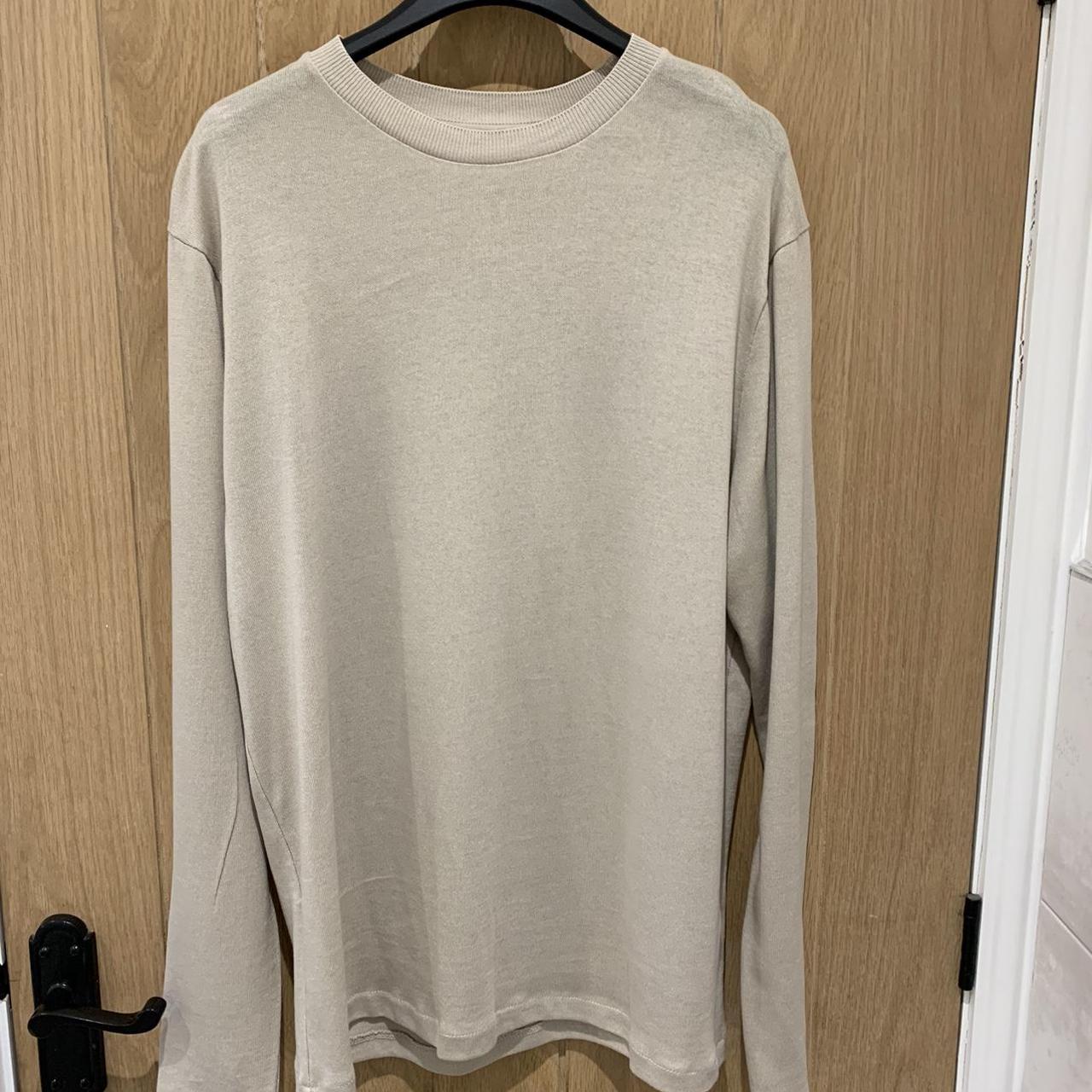Zara Men's Cream Tshirt Depop
