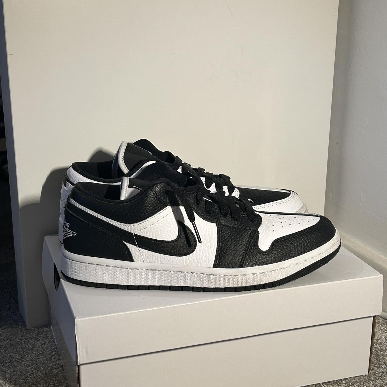 Air Jordan 1 Low Homage Black White, size... - Depop