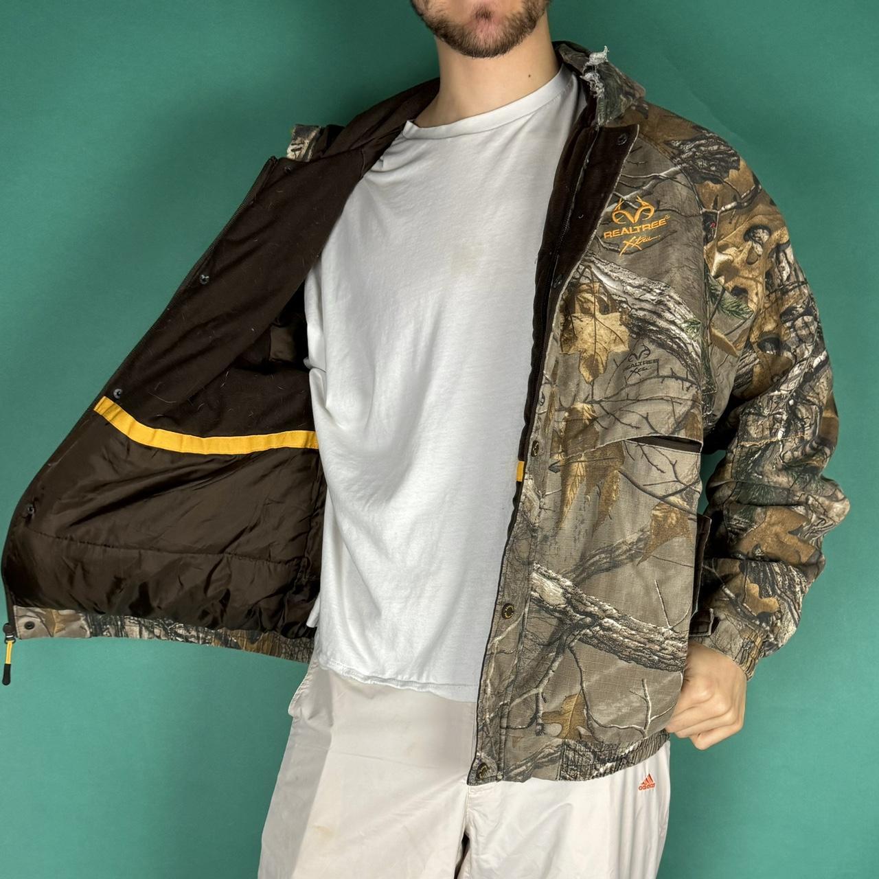 Vintage realtree zip up active jacket camo. | Depop