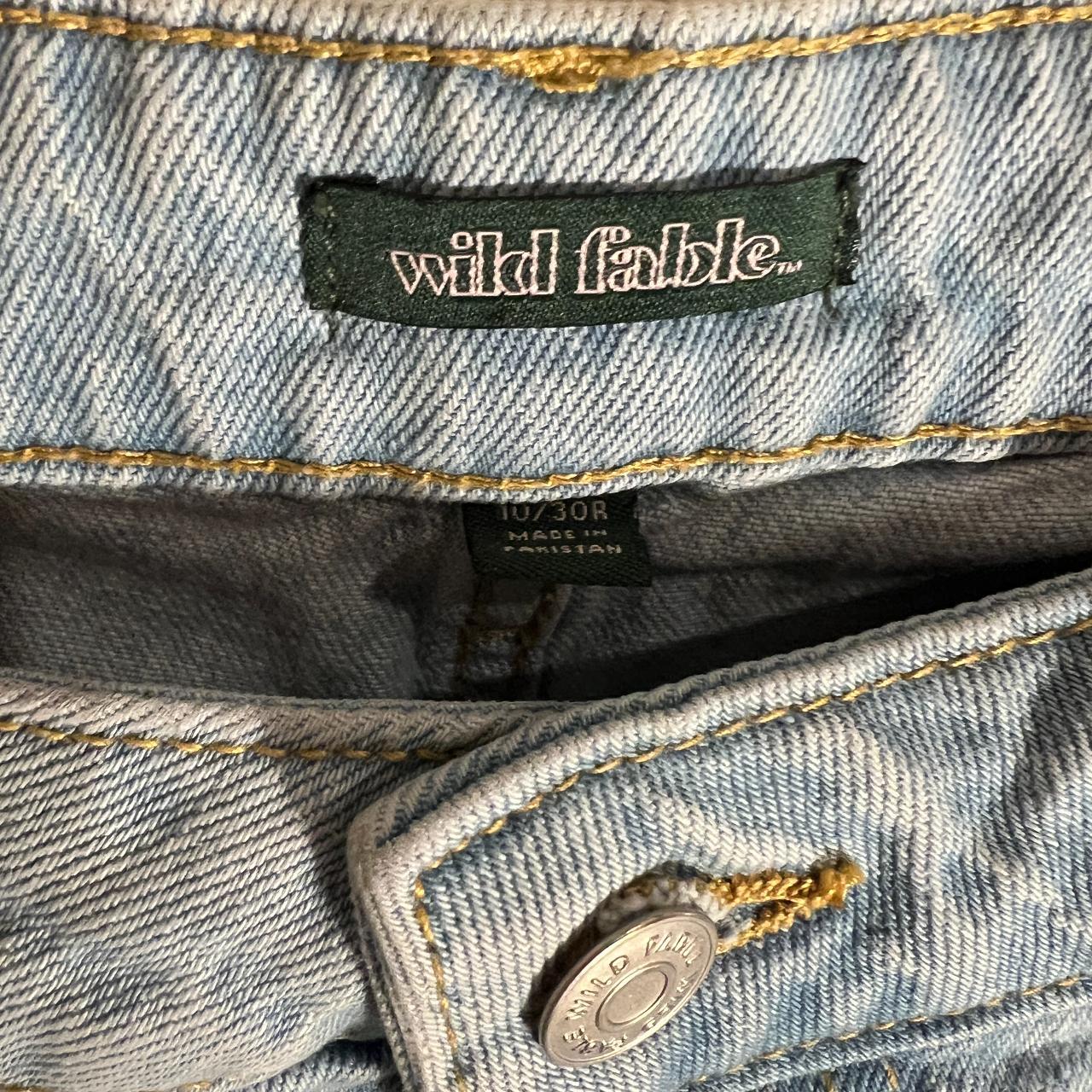 Wild Fable Jeans with Knee Rips • in excellent - Depop