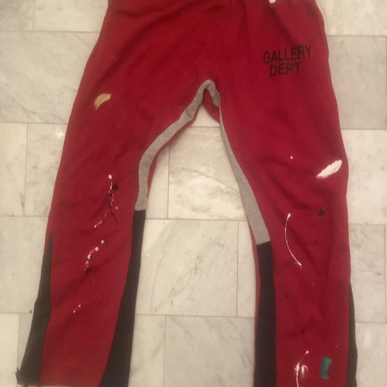 Handmade LV sweatpants!! This is a customized order, - Depop