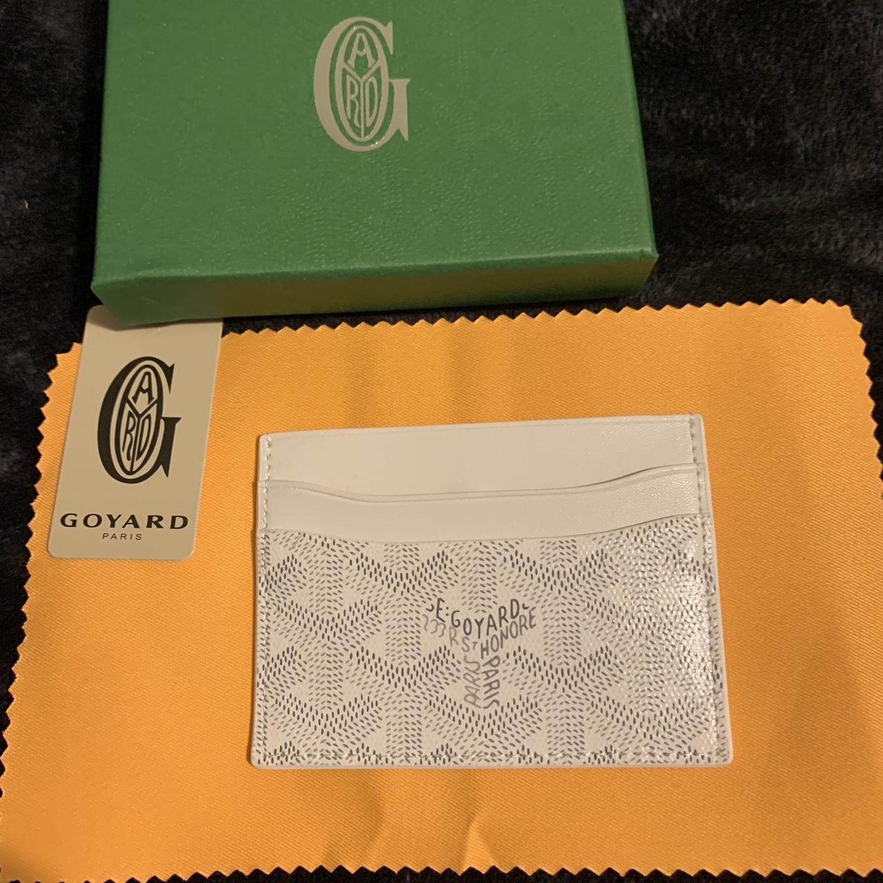 Goyard cardholder “white” Brand new with tags and - Depop