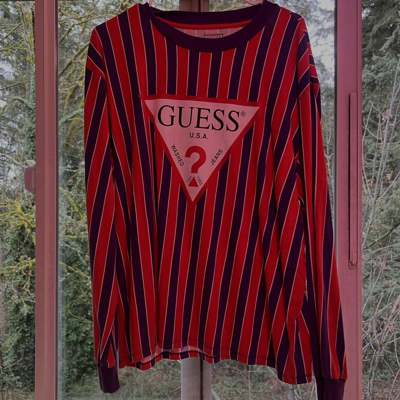 Guess purple cheap long sleeve