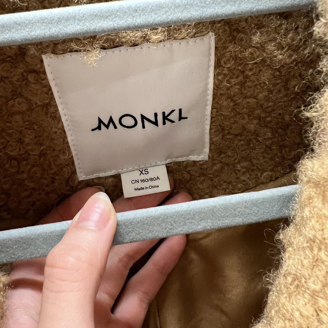 Oversized fit boucle jacket from MONKI in